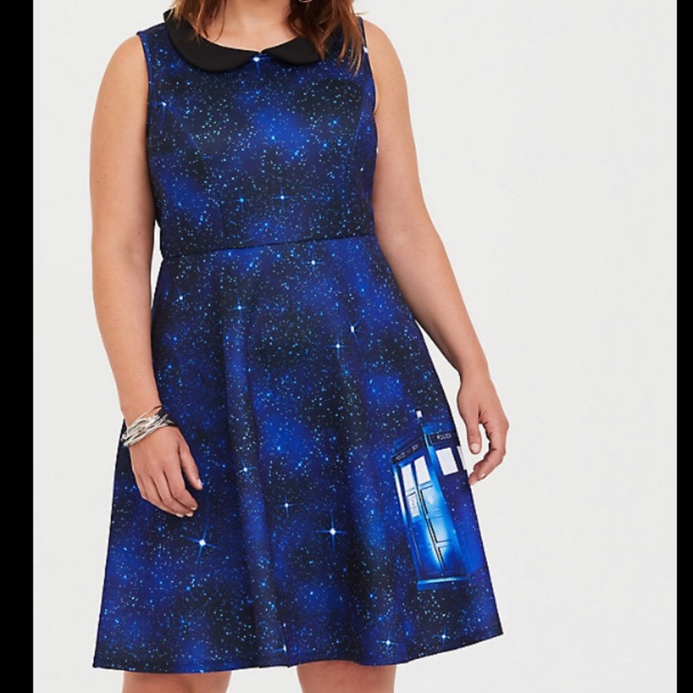 TORRID DOCTOR WHO COLLECTION TARDIS SKATER DRESS